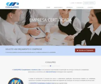 Conaupro.com.br(Contabilidade e Auditoria Ltda) Screenshot