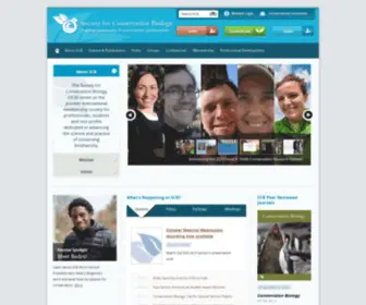 Conbio.net(The Society for Conservation Biology) Screenshot