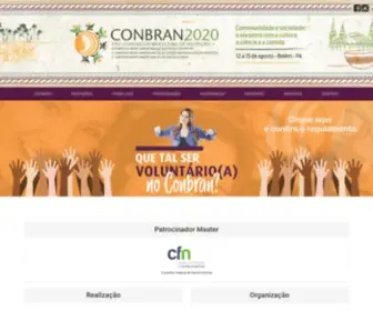 Conbran.com.br(Congresso Brasileiro de Nutrição) Screenshot