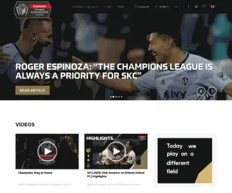 Concacafchampionsleague.com(Scotiabank CONCACAF Champions League) Screenshot