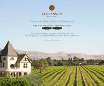 Concannonvineyard.com(Concannon Vineyard Home) Screenshot