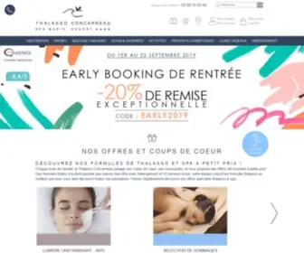 Concarneau-Thalasso.com(Site officiel) Screenshot