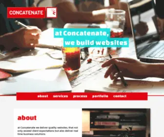 Concatenate.com.au(Concatenate Web Development Australia) Screenshot