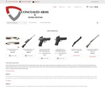 Concealedarmsandhomedefense.com(Concealed Carry Home Defense Guns For Sale) Screenshot