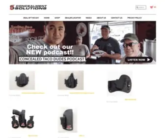 Concealmentsolutions.com(Concealed Carry Equipment) Screenshot