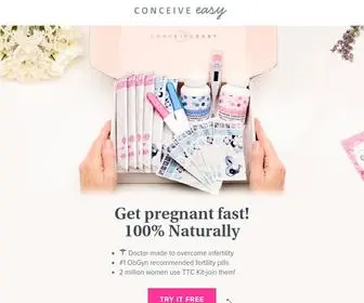 Conceiveeasy.com(To Get Pregnant Fast) Screenshot