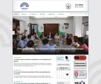 Concejosantafe.gov.ar(Concejo Municipal de Santa Fe) Screenshot