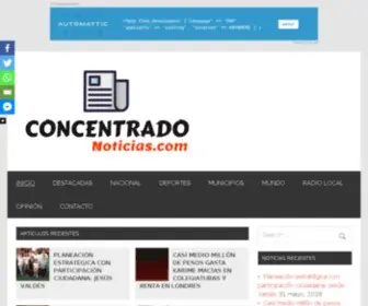 Concentradonoticias.com(Agencia de Noticias) Screenshot