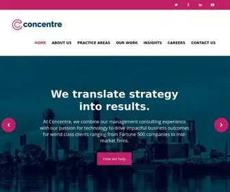 Concentregroup.com(Technology and Management Consulting) Screenshot