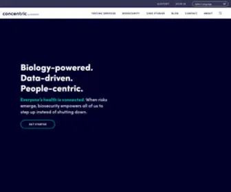 Concentricbyginkgo.com(We are building a global immune system. our biosecurity platform) Screenshot