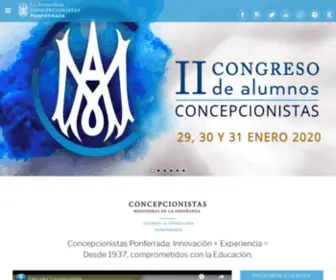 Concepcionistasponfe.es(Colegio La Inmaculada) Screenshot