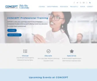Concept-CE.com(Continuing & Professional Studies at Palo Alto University) Screenshot