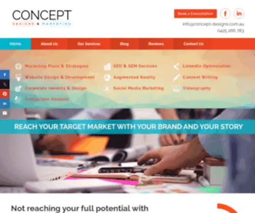 Concept-Designs.com.au(Gold Coast Digital Marketing Agency) Screenshot