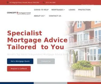 Concept-Mortgages.co.uk(Concept Mortgages) Screenshot