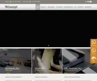 Conceptblindagens.com.br(Concept Blindagens: Excelência em qualidade de blindagem) Screenshot