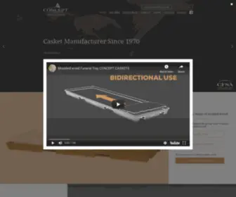 Conceptcaskets.com(Concept Caskets) Screenshot