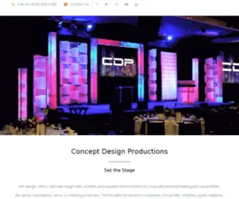 Conceptdesigninc.com(Concept Design Productions We are a full) Screenshot