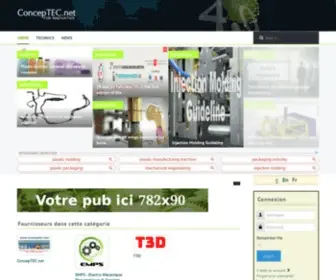 Conceptec.net(Portail de technologies industrielles) Screenshot