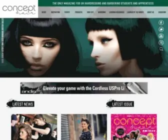 Concepthairmag.co.uk(Concept Hair Magazine) Screenshot