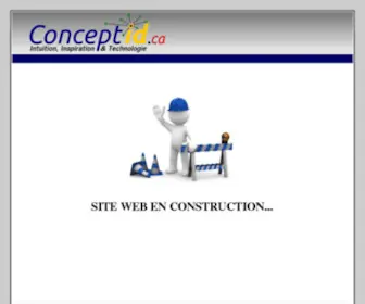 Conceptid.qc.ca(Intuition, Inspiration & Technologie) Screenshot