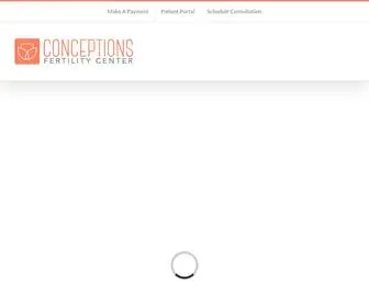 Conceptionsutah.com(Conceptions Fertility Center) Screenshot