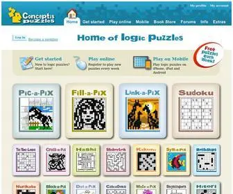 Conceptispuzzles.com(Conceptis logic puzzles) Screenshot