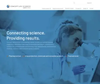 Conceptlifesciences.com(Concept Life Sciences) Screenshot