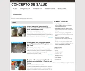 Conceptodesalud.net(Concepto) Screenshot