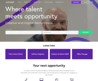 Conceptpersonnel.co.uk(Where talent meets opportunity HR & Operations) Screenshot