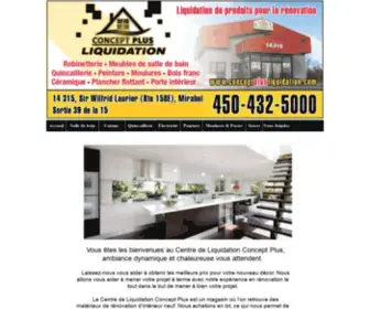 Conceptplusliquidation.com(Conceptplusliquidation) Screenshot