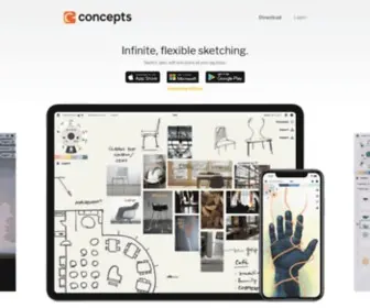 Concepts.app(Infinite, Flexible Sketching) Screenshot