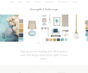 Conceptsandcolorways.com(Color and Interior Design Inspiration Blog) Screenshot
