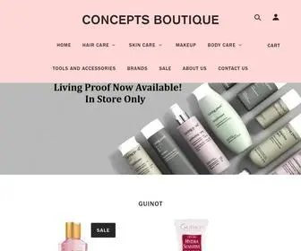 Conceptsboutique.ca(Concepts Boutique) Screenshot