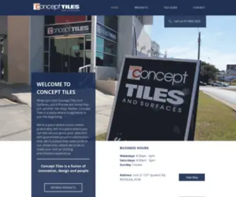 Concepttilesbrisbane.com(Concept Tiles) Screenshot