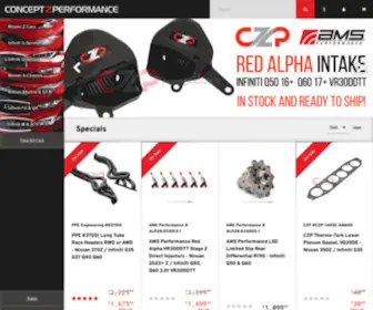 Conceptzperformance.com(Performance Aftermarket and OEM Parts for the 300ZX 350Z G35 G37 240SX Skyline GT) Screenshot