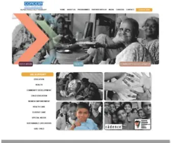 Concernindiafoundation.org(Concern India Foundation CSR Fundraising Non Profit) Screenshot