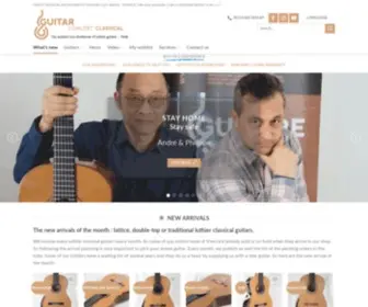 Concert-Classical-Guitar.com(The best luthier classical guitars) Screenshot