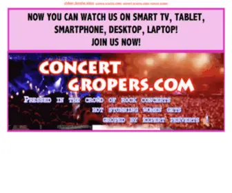 Concert-Gropers.net(Concert Gropers) Screenshot