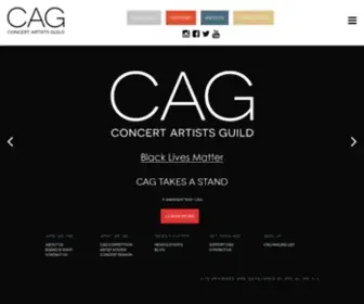 Concertartists.org(Concert Artists Guild) Screenshot