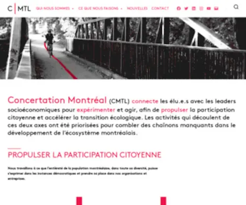 Concertationmtl.ca(Accueil) Screenshot