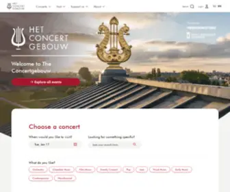 Concertgebouw.nl(Het Concertgebouw) Screenshot