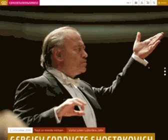 Concertgebouworkest.nl(Het Koninklijk Concertgebouworkest) Screenshot