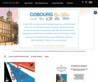 Concerthallatvictoriahall.com(Experience Cobourg) Screenshot