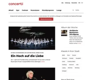 Concerti.de( ist Deutschlands Klassik) Screenshot