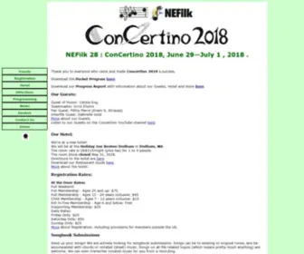 Concertino.net(NEFilk 28) Screenshot