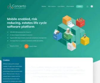 Concerto.co.uk(Property Asset Management CAFM Software) Screenshot