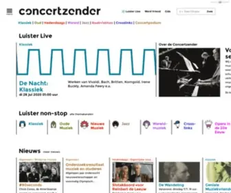Concertzender.nl(De concertzender) Screenshot