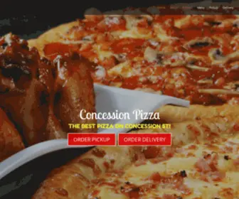 Concession-Pizza.com(Concession Pizza) Screenshot