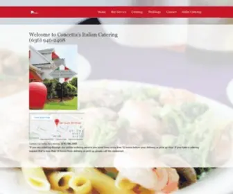 Concettas-STcharles.com(Concetta's Italian Catering) Screenshot