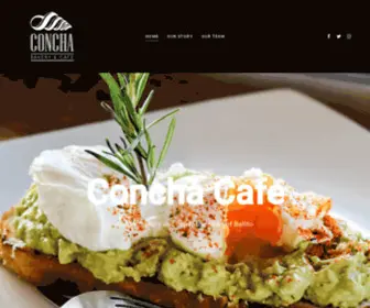 Concha.co.za(Coffee, bakery and deli) Screenshot